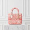 Christian Dior Lady D-Lite Tote (Beige Toile de Jouy) pink Christian Dior Lady D-Lite Tote (pink Toile de Jouy)