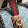 Gucci Denim Boston/Bowler Bag