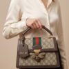 Pre-Owned Gucci GG Supreme Queen Margaret Bee Bag Set | Top Handle Bag, Wallet & Mini Card Case | Web Stripe Pre-Owned Gucci GG Supreme Queen Margaret Bee Bag Set | Top Handle Bag, Wallet & Mini Card Case | Web Stripe