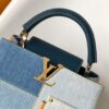 Louis Vuitton Wicker Basket Bag (Blue)